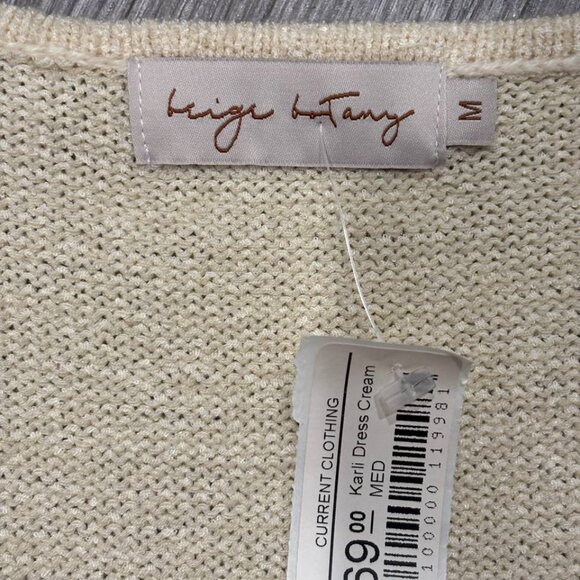 New Beige by Tany wrap sleeveless sweater top size M - Picture 3 of 5